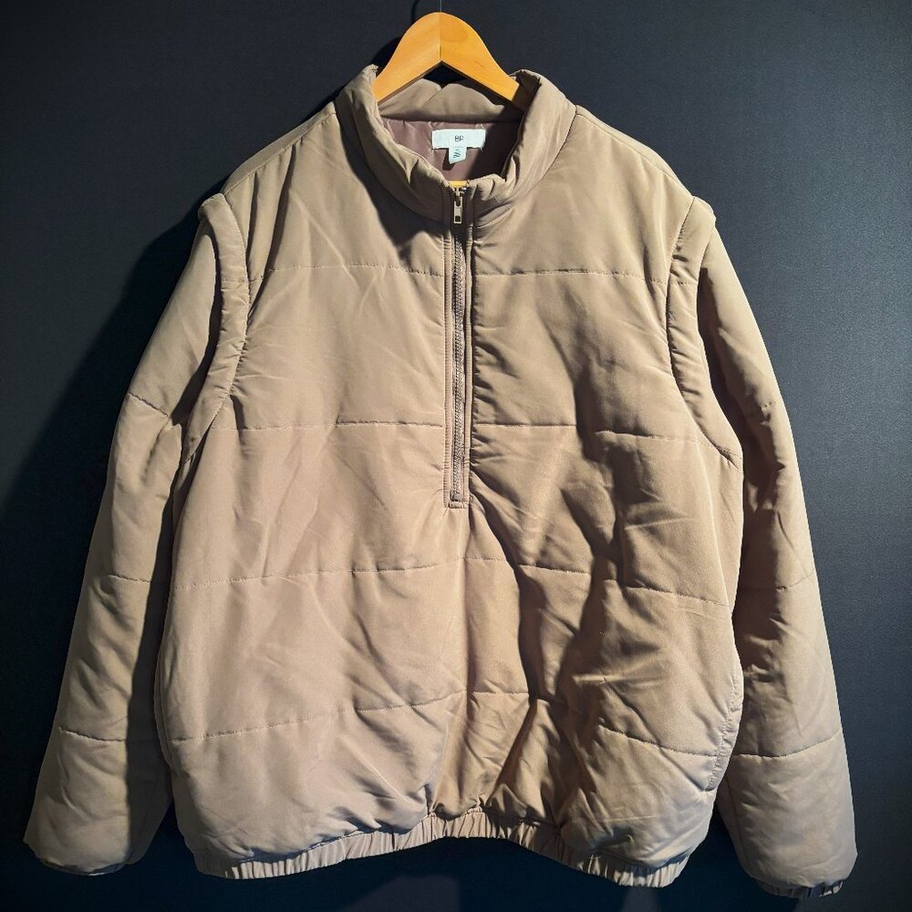BP by Nordstrom | Quarter Zip Light Puffer Jacket | Size: XL